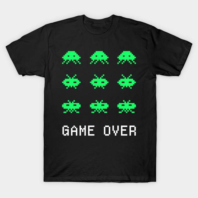 Game Over - Retro Arcade Gaming Pixel Art